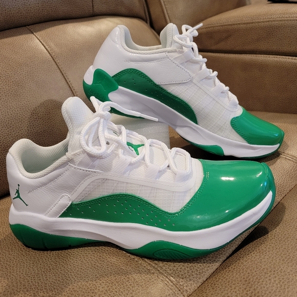 NEW Air Jordan 11 CMFT Low White Lucky Green 🍀 Women's SIZE 9 NWOT - Picture 1 of 9